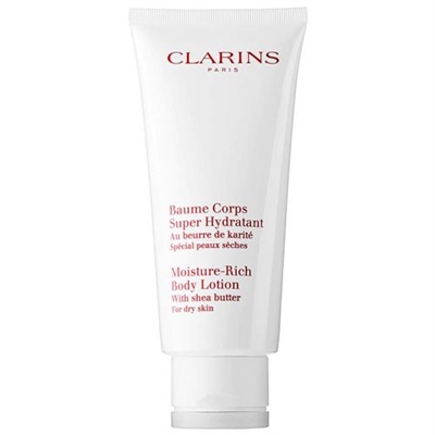 Clarins Moisture Rich Body Lotion With Butter for Dry Skin 6.5oz /