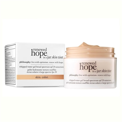 philosophy renewed hope in a jar skin tint spf 20