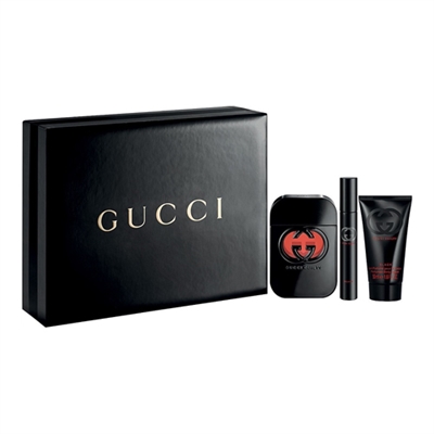 gucci guilty black gift set for her